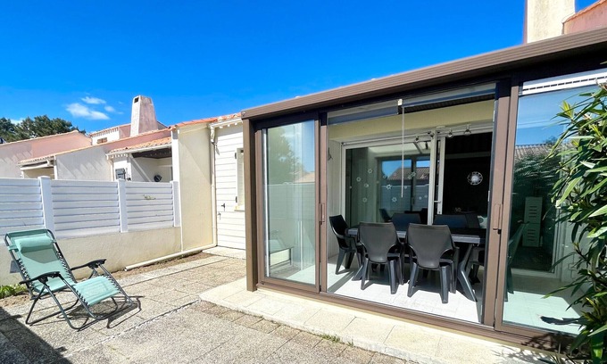 Bretignolles-sur-Mer House | Comfortable house near beach with veranda and private parking