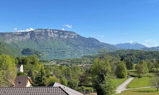 Nances Ski Chalet | Comfortable Chalet - View of Lake Aiguebelette