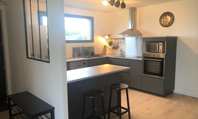Blainville-sur-Mer House | Comfortable house 1.5 kms from the beach