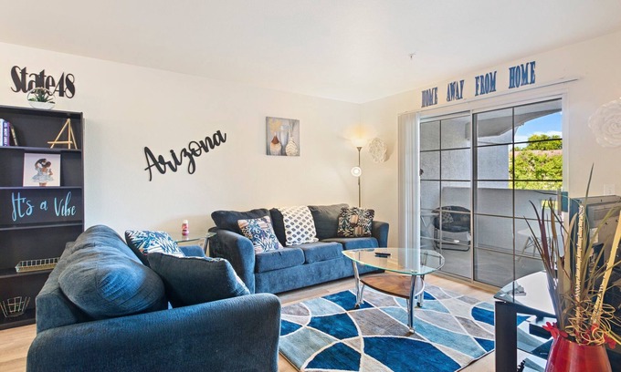 Tempe Apartment | Comfortable King Sized1-bedroom rental unit with pool + arcade + gym!