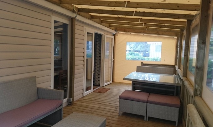 Pont-Aven House | Comfortable MOBILE HOME for 2 to 6 people, Domaine de Kerlann