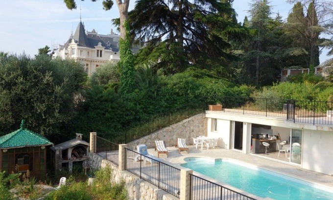 Gairaut House | Comfortable villa - 3 rooms - PRIVATE swimming pool in a quiet location in Nice