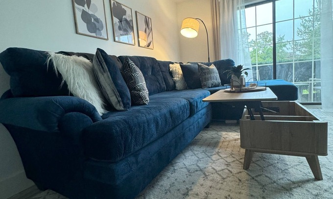 Canton Apartment | Comfy Canton - Centrally Located Extended Stay - 24-Hour Gym, Seasonal Pool