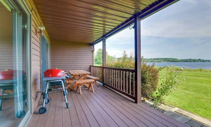 Newport Center Condo | Community Boat Dock: Lake Memphremagog Condo!
