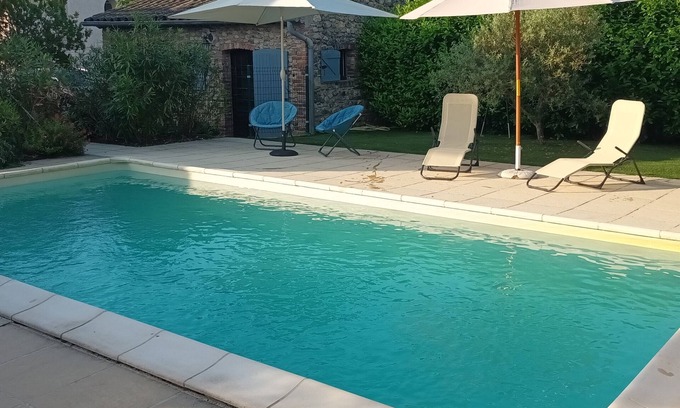 Saint-Victor-de-Malcap Other | Completely renovated farmhouse to enchant your vacations with private swimming pool