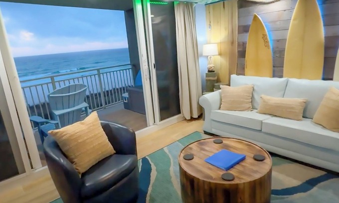 Panama City Beach Condo | Complete Renovation! BEACHFRONT Kokomo! Near Pier Park! 2 FREE Beach Chairs!