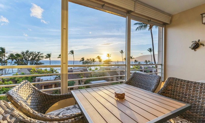 Kihei Condo | COMPLETELY REMODELED-BREATHTAKING OCEAN VIEWS & SUNSETS-LUXURY FINISHES-AC