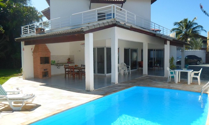 Costa do Sol House | Cond. Costa del Sol, Beach of Guaratuba, Bertioga, 50 mts from the beach