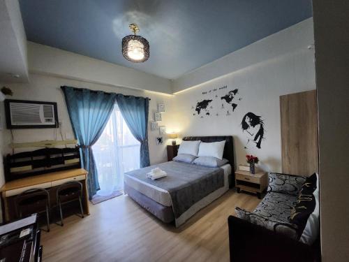 Lapu-Lapu Apartment | Condo Azur Suites A326 Amani Resorts Residences , 5 minutes Airport, Netflix, Stylish, Cozy with Luxurious Swimming Pool