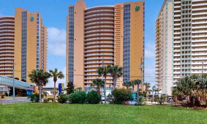 West Panama City Beach Condo | Condo with amazing view, family pools, lazy river & complimentary beach service