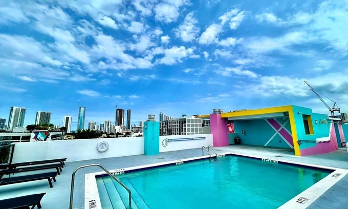 Wynwood Art District Apartment | Condo wRooftop Pool at Wynwood