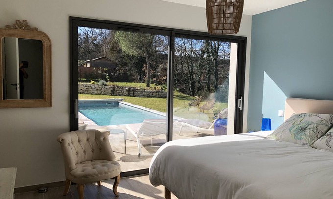 Montboucher-sur-Jabron Villa | Contemporary villa with swimming pool on the Valdaine golf course in Drôme provençale