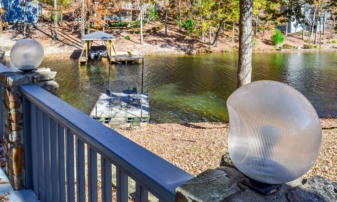 Hot Springs Village House | Contemporary Castle on Lake DeSoto - This unique, contemporary, two level 6