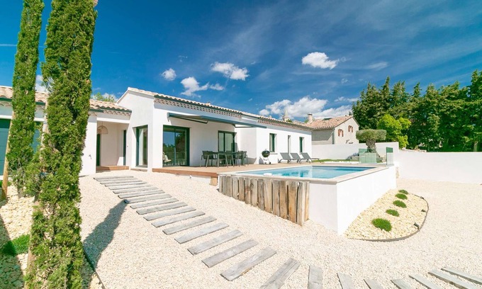 Sainte-Colombe Villa | ★CONTEMPORARY House Pool &Hot Tub ★ BERSY LUXURY PROPERTIES® ★ At the foot of MONT VENTOUX★