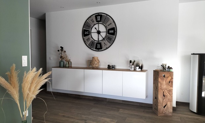 Salernes House | Contemporary house with swimming pool and panoramic view in Salernes