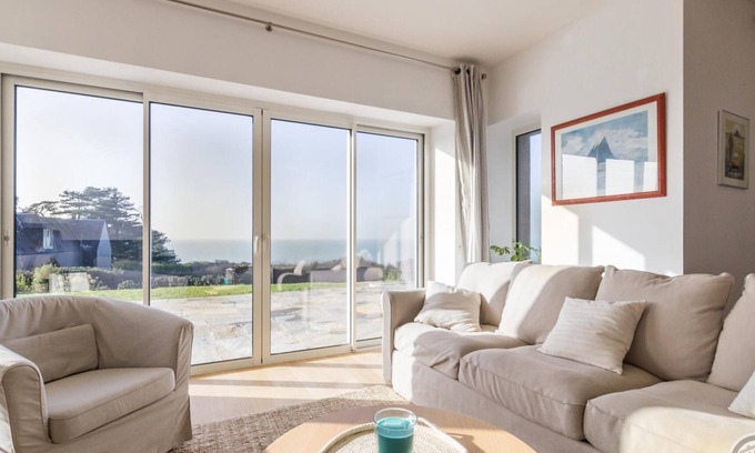 Carolles Cottage | Contemporary luxury villa with garden and beach access