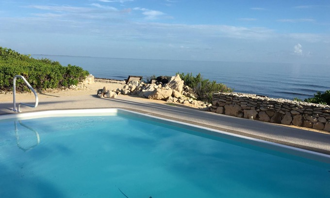 West End House | Contemporary open house, oceanfront, private pool, sweet sunsets.