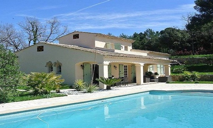 California - Pezou Villa | Contemporary villa in the heights of Cannes with a heated pool and a p