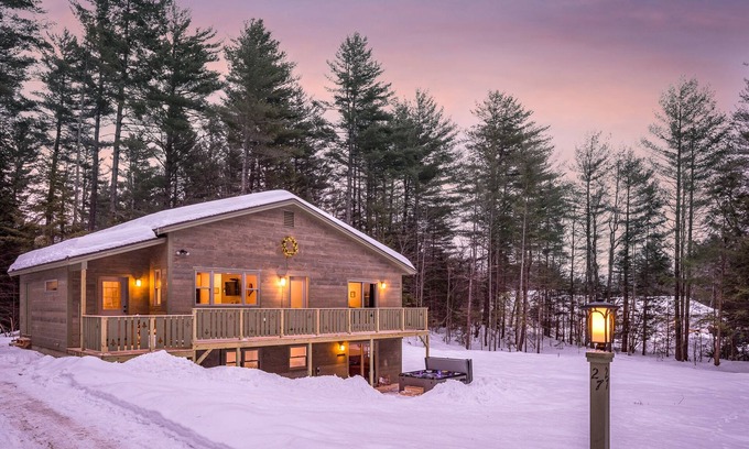 Sunday River Area House | Coombs Chalet- Cozy Home in the Trees Minutes from Sunday River