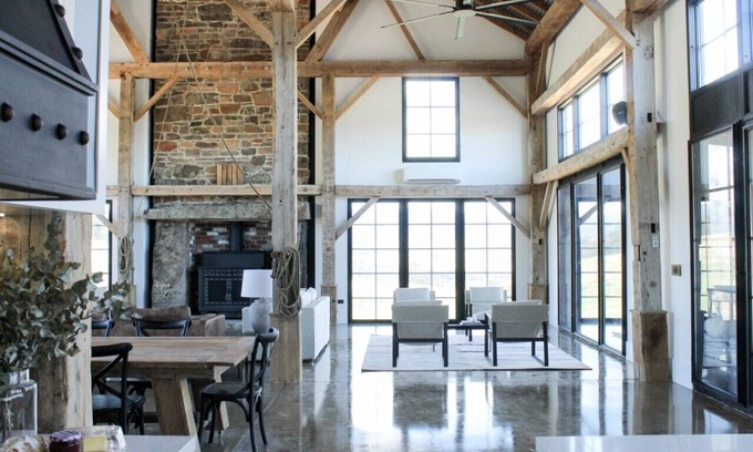 Merrijig House | Coombs Hill Barn - 160 year-old imported barn