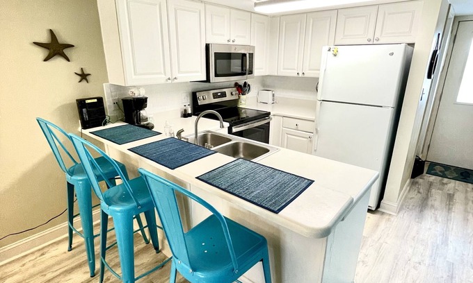 Crescent Beach Condo | Coquina A202: Seaside Oasis Beach front Condo