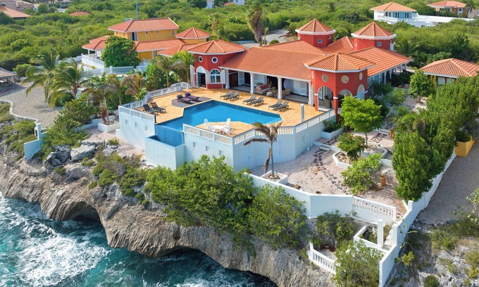 St. Marie Villa | Coral Estate, Sunset House - Ocean front - 12-guests - Private Pool - Resort