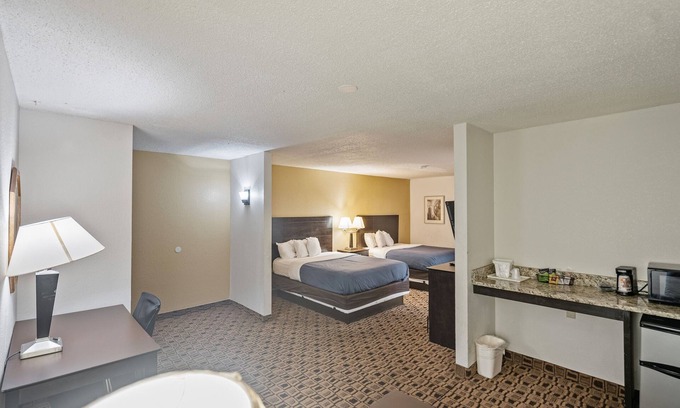 Wichita Hotel | Coratel Plus Luxury 2 Queen Bed Suite with Sofa Non-Smoking Oversized