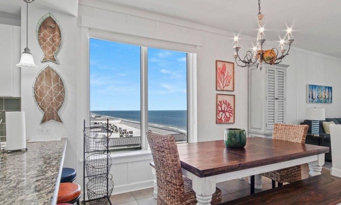 Panama City Beach Condo | Corner unit, incredible views and huge balcony. 3BR gulf front! Pets okay.