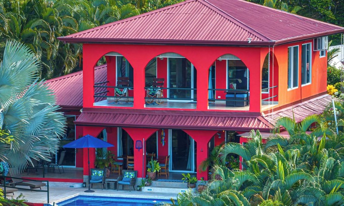 Manuel Antonio House | Costa Rican getaway has it all! New waterfall path and upgraded bathrooms!