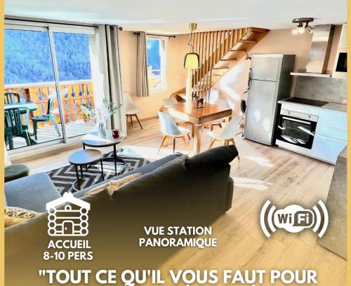 Isola Apartment | Cosy 8-10pers vue montagne Isola 2000