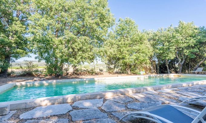 Roussillon Cottage | Cosy cottage near Roussillion, air-conditioned, 14m heated pool, large grounds.