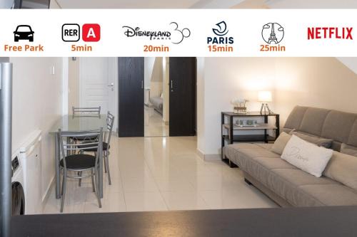 Bry-sur-Marne Apartment | Cosy entre Paris & Disney