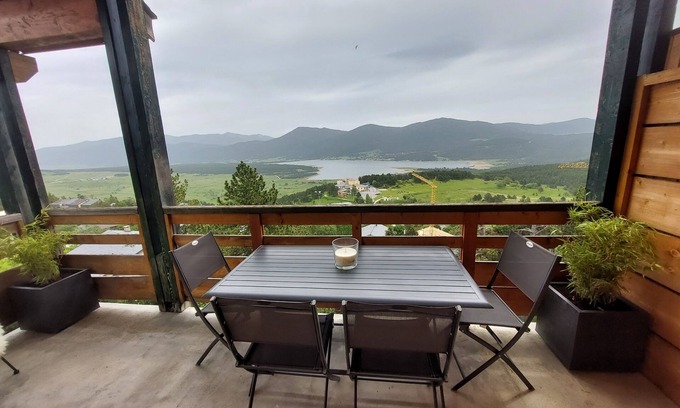 Les Angles Apartment | Cosy Wood - Appt vue lac et montagne