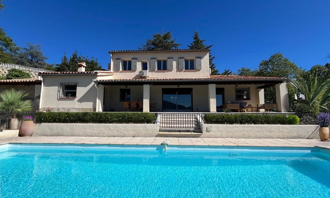 Coaraze Villa | Côte 'd Azur - Beautiful villa with private pool and magnificent views