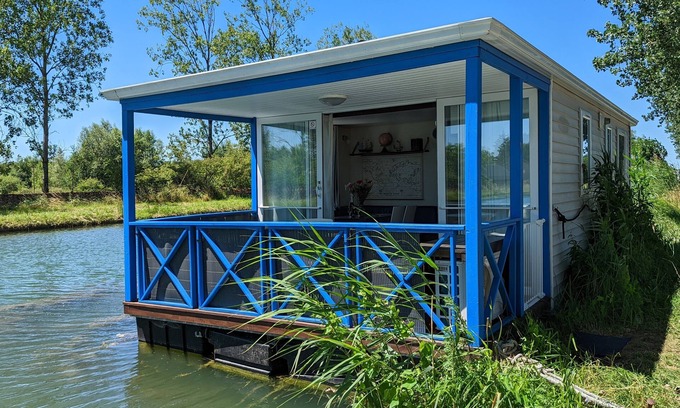 Ouges House | Cottage Flottant Insolite Terrasse Nature Pêche Près Dijon