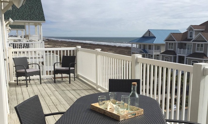 Ocean Isle Beach Condo | CottageVacations4u "Another Day at the Beach"-Ocean View- Pool Club-dog friendly