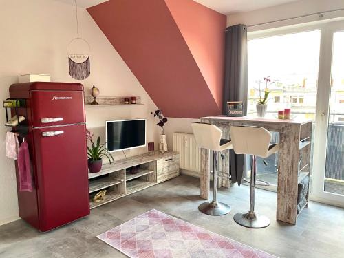 Cottbus Apartment | Cottbus-Apartments - Red Apartment I privat I Wifi I Küche I Balkon