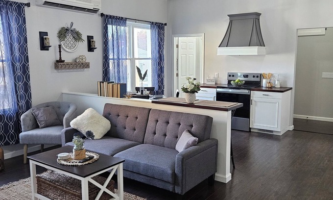 Fostoria Apartment | Country charm and modern finishes with beautiful open living and dining areas