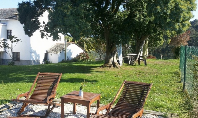Valdes House | Country House 'Casa De Aldea Mariluz' with Sea View, Private Terrace and Wi-Fi