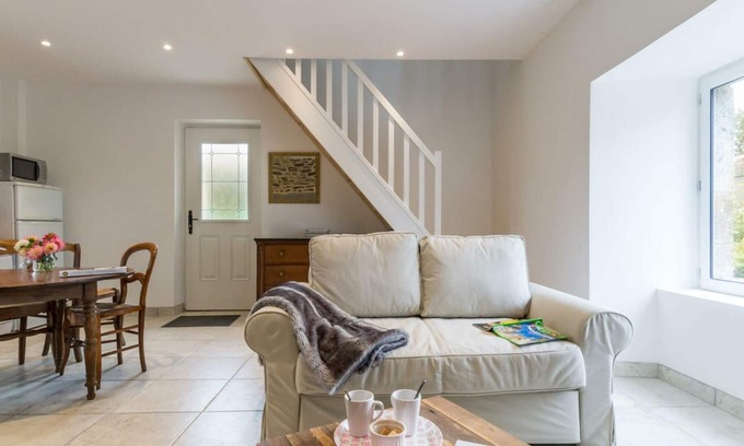 Bourguenolles Cottage | Countryside Retreat Near Granville & Mont St-Michel with Garden, Fireplace & Parking