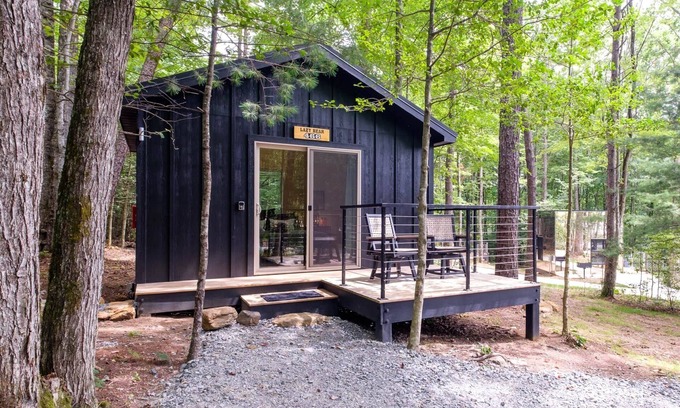 Balsam Grove Cabin | Couples’ Glamping Cabin - Lazy Bear