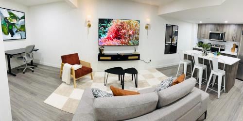 Chestermere Apartment | Coziest & Modern Basement Retreat East of Calgary