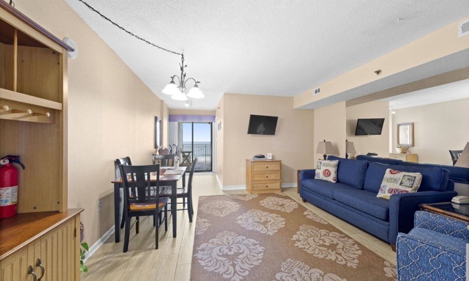 Crescent Beach Condo | Cozy 2-bedroom, 2-bathroom, 3rd floor oceanfront condo - | San-a-Bel - 309
