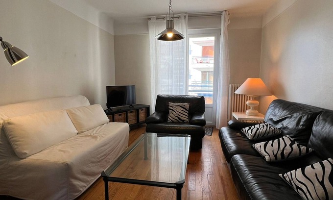 Aix-les-Bains City Center Apartment | Cozy 2-Bedroom Apartment in Central Aix-Les-Bains with Balconies & Parking