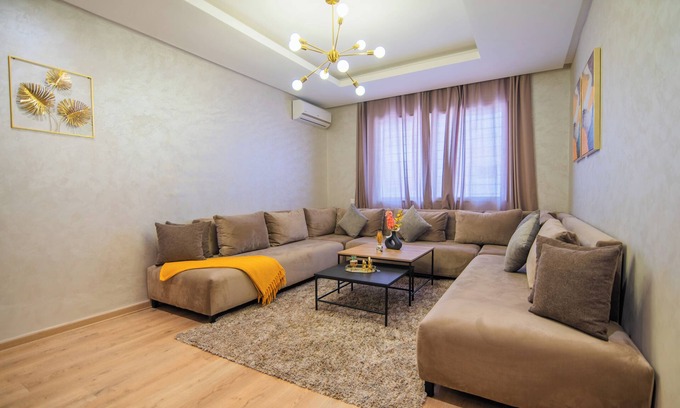 Cite Al Mohammadi Apartment | Cozy 2-bedroom apartment in amazing Agadir with AC, WiFi