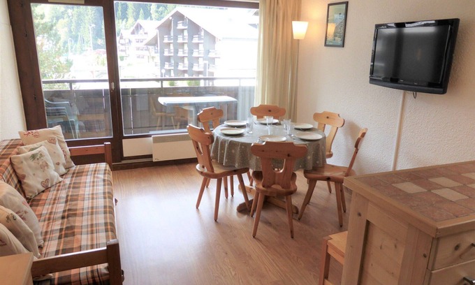 Les Contamines-Montjoie Apartment | Cozy 3-Room Apartment for 6 with Balcony, Near Ski Lifts - Les Contamines-Montjoie