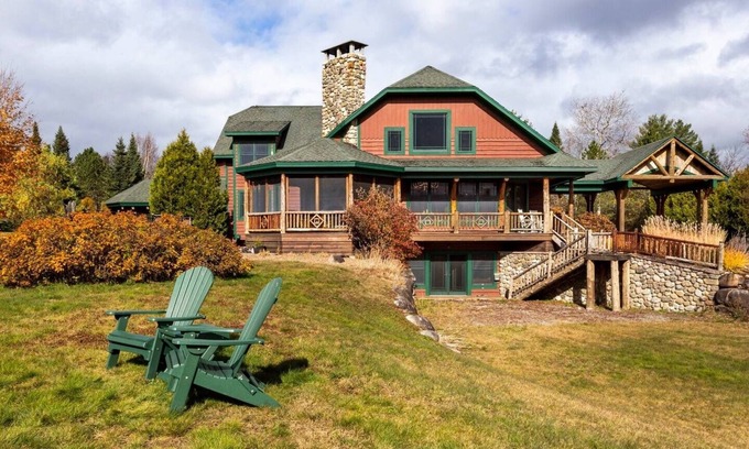 Lake Placid House | Cozy Adirondack home with high peak views 5 minutes from Lake Placid town center