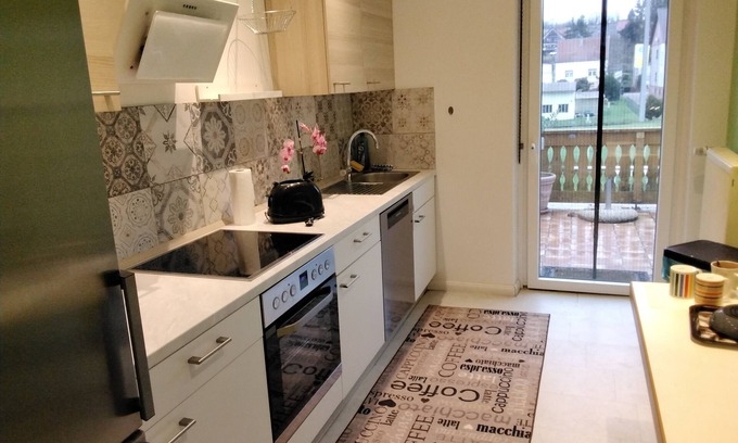 Schwalbach Apartment | Cozy and high-quality vacation apartment Bildchenstrasse with terrace