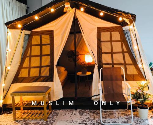 Shah Alam Apartment | Cozy and Spacious 2 Bedroom, Family Indoor Camping Icity Shah alam-MY