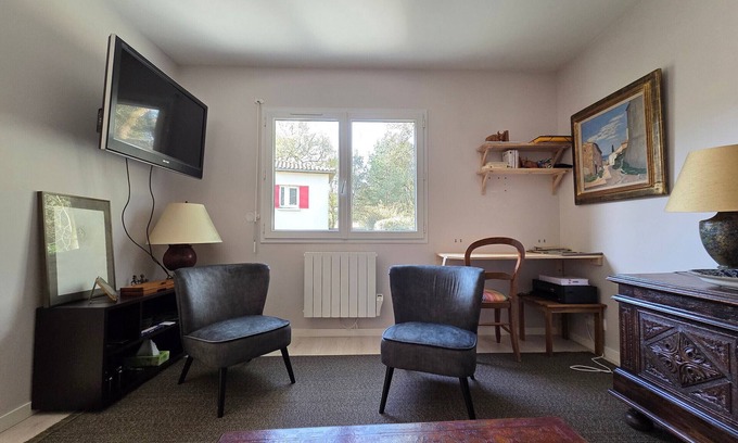 Saint-Brevin-l'Ocean Apartment | Cozy apartment with private garden 10 min from beach, parking included